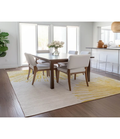 Chantille ACN642 Gold 10' x 14' Rug