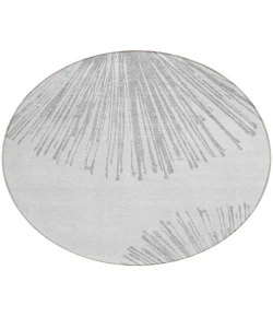 Addison Chantille ACN642 Gray 8 ft. x 8 ft. Round Rug