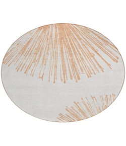 Addison Chantille ACN642 Salmon 8 ft. x 8 ft. Round Rug
