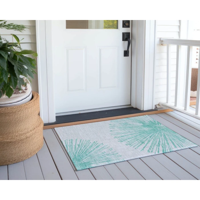 Chantille ACN642 Teal 1'8" x 2'6" Rug