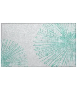 Addison Chantille ACN642 Teal 1 ft. 8 in. x 2 ft. 6 in. Rectangle Rug