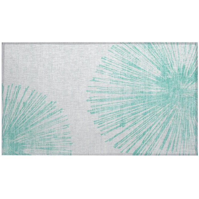Chantille ACN642 Teal 1'8" x 2'6" Rug