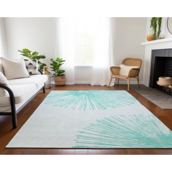 Chantille ACN642 Teal 8' x 10' Rug