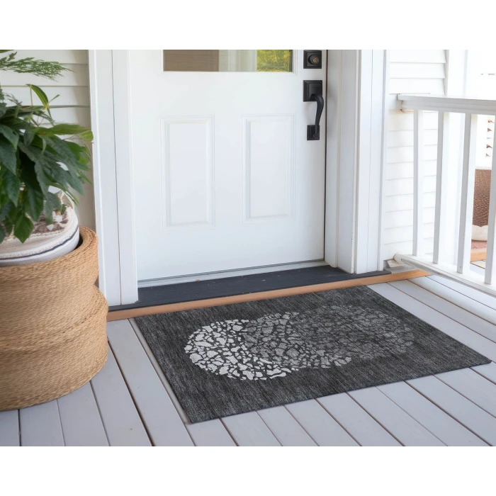 Chantille ACN643 Charcoal 1'8" x 2'6" Rug