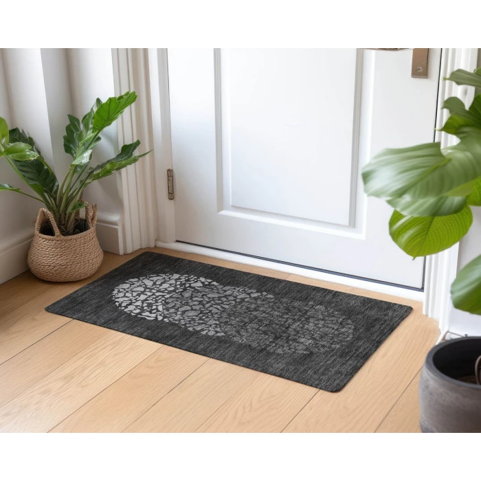 Chantille ACN643 Charcoal 1'8" x 2'6" Rug