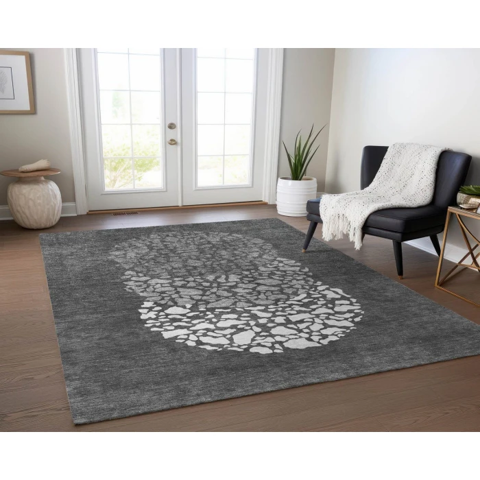 Chantille ACN643 Charcoal 2'6" x 3'10" Rug