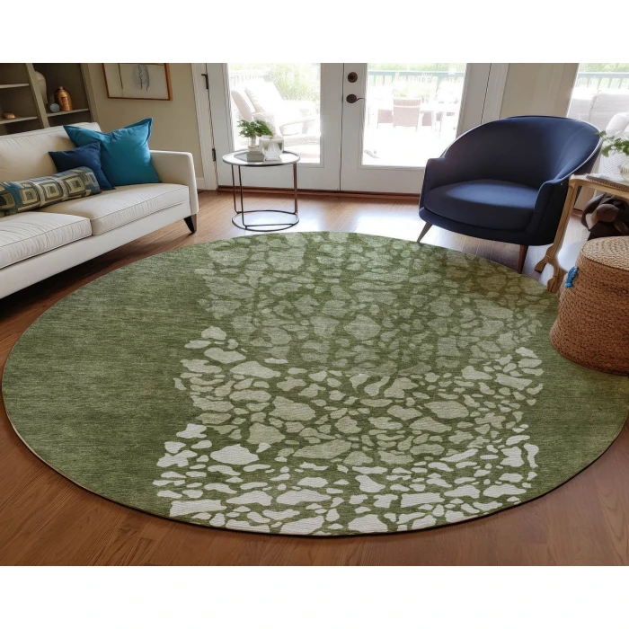 Chantille ACN643 Olive 8' x 8' Rug