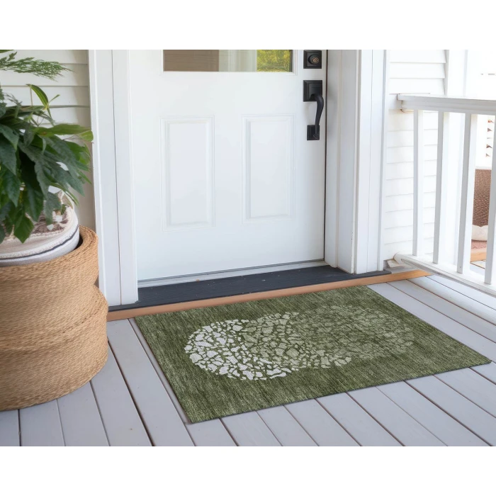 Chantille ACN643 Olive 1'8" x 2'6" Rug