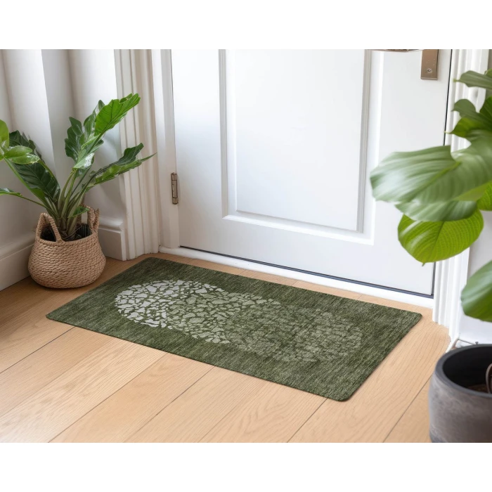 Chantille ACN643 Olive 1'8" x 2'6" Rug