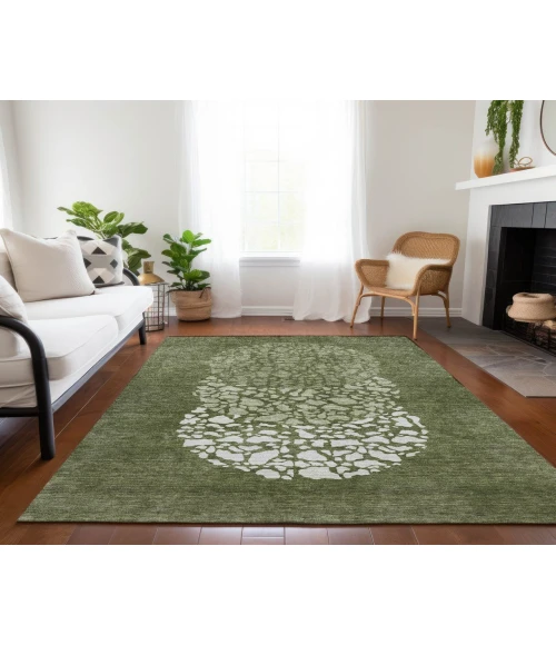 Chantille ACN643 Olive 3' x 5' Rug