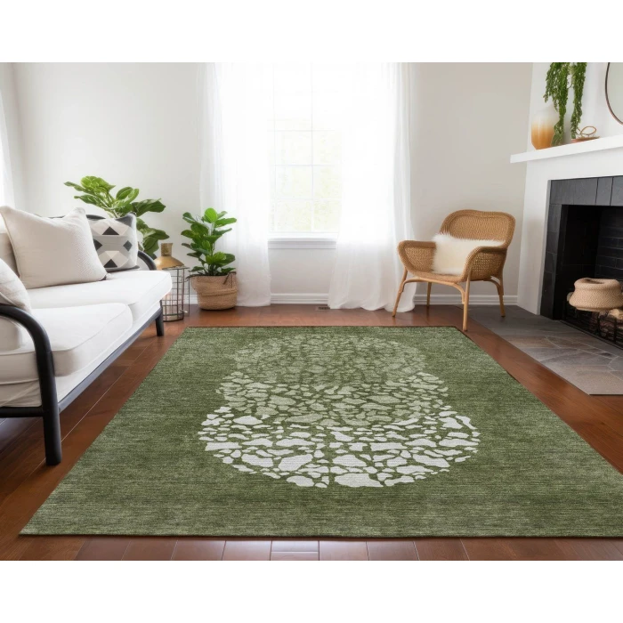 Chantille ACN643 Olive 2'6" x 3'10" Rug
