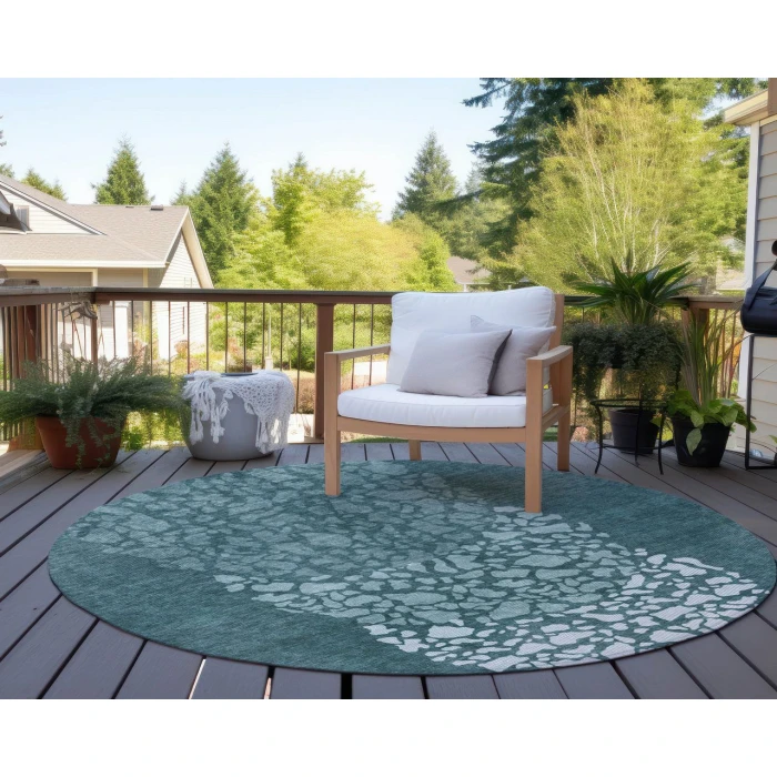 Chantille ACN643 Teal 8' x 8' Rug
