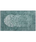 Chantille ACN643 Teal 1'8" x 2'6" Rug