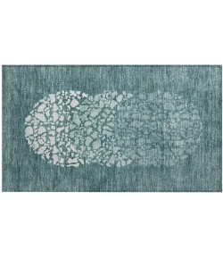 Addison Chantille ACN643 Teal 1 ft. 8 in. x 2 ft. 6 in. Rectangle Rug