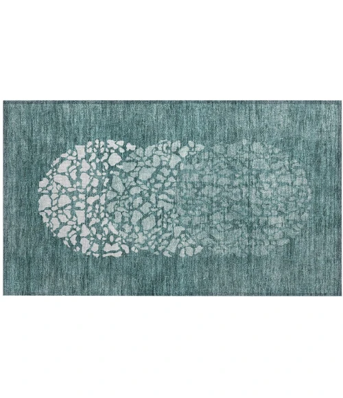 Chantille ACN643 Teal 1'8" x 2'6" Rug