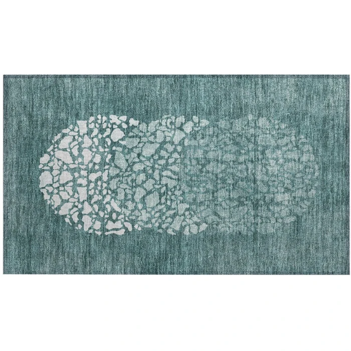 Chantille ACN643 Teal 1'8" x 2'6" Rug