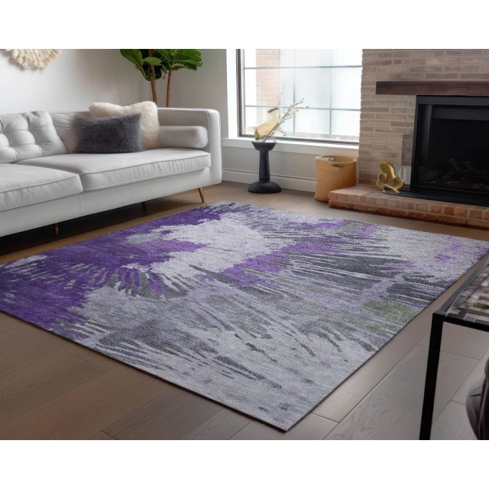 Chantille ACN645 Purple 2'6" x 3'10" Rug