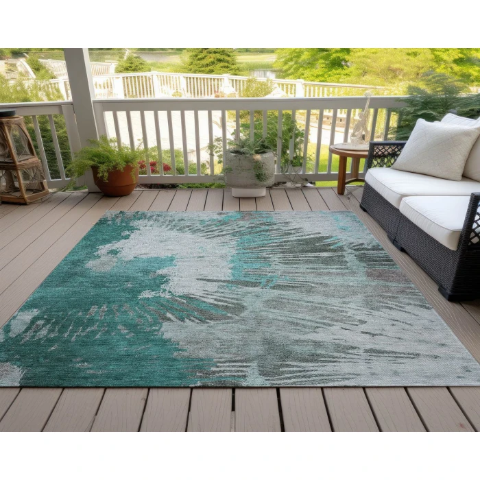 Chantille ACN645 Teal 9' x 12' Rug