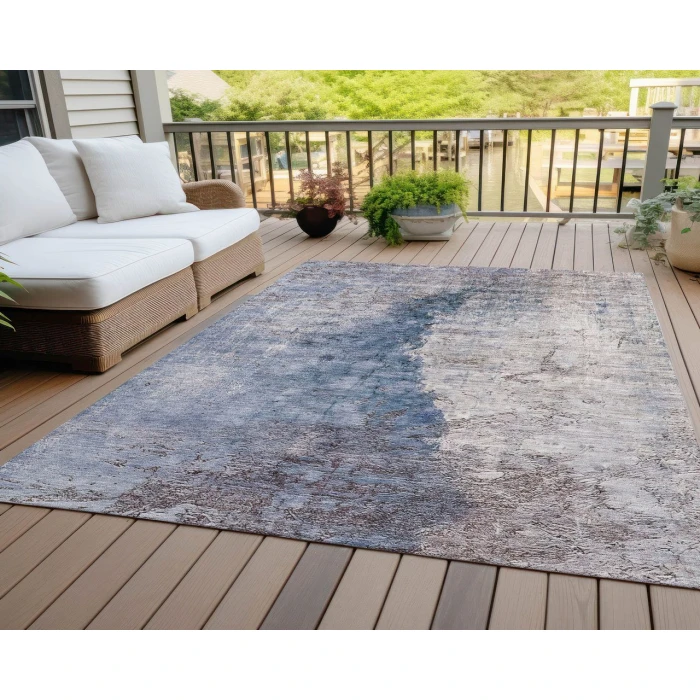 Chantille ACN646 Blue 5' x 7'6" Rug