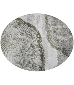 Addison Chantille ACN649 Gray 8 ft. x 8 ft. Round Rug