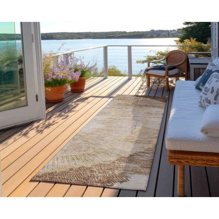 Chantille ACN650 Brown 2'3" x 7'6" Rug