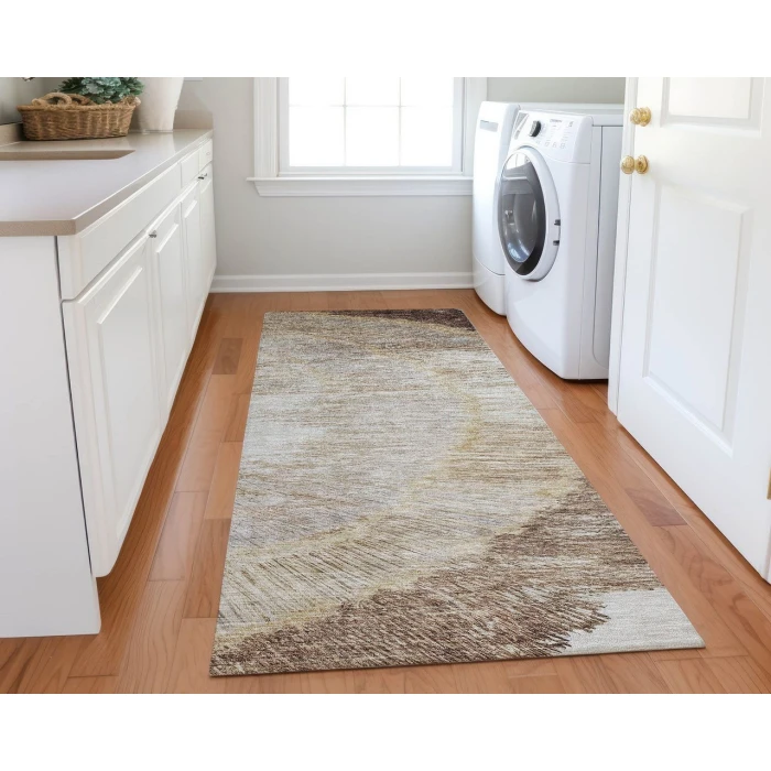 Chantille ACN650 Brown 2'3" x 7'6" Rug