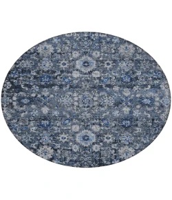 Addison Chantille ACN651 Blue 8 ft. x 8 ft. Round Rug