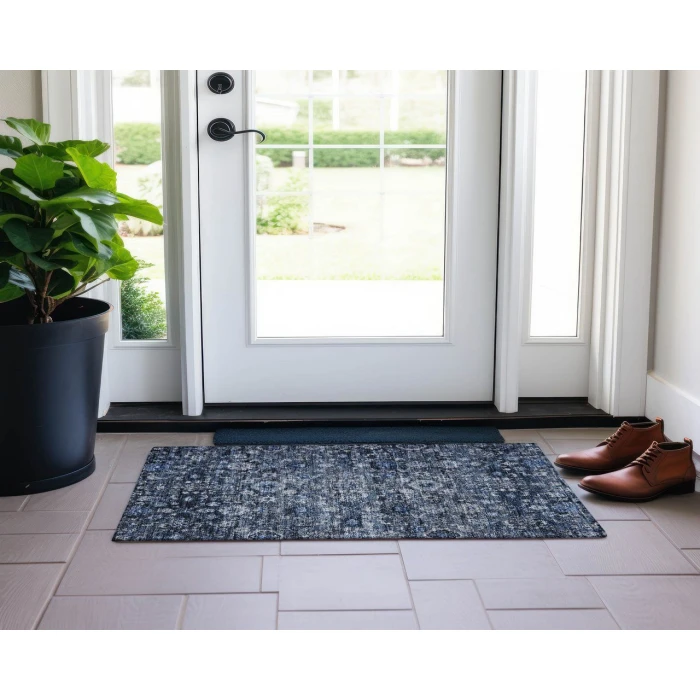 Chantille ACN651 Blue 1'8" x 2'6" Rug