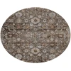 Addison Chantille ACN651 Fudge 8 ft. x 8 ft. Round Rug