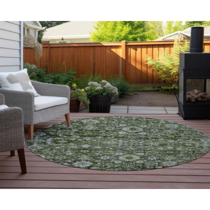 Chantille ACN651 Green 8' x 8' Rug