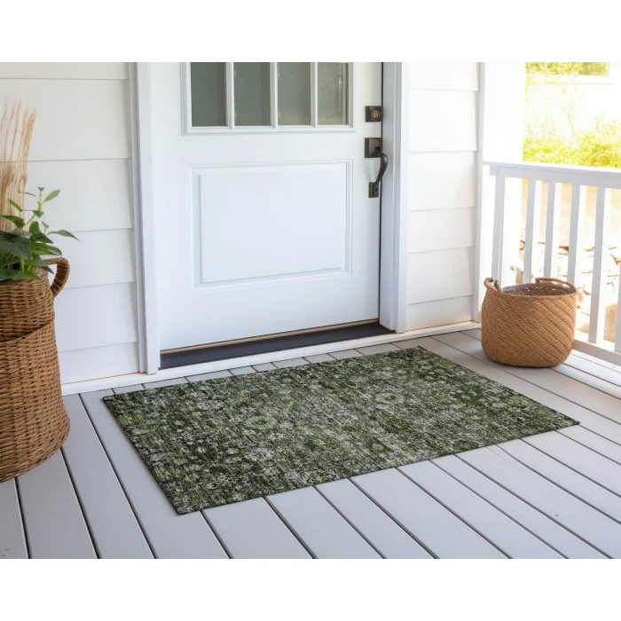 Chantille ACN651 Green 1'8" x 2'6" Rug