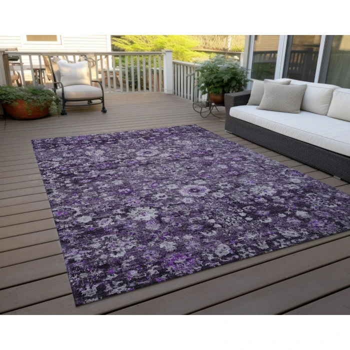 Chantille ACN651 Purple 3' x 5' Rug