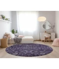 Chantille ACN651 Purple 8' x 8' Rug