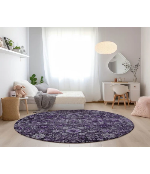 Chantille ACN651 Purple 8' x 8' Rug