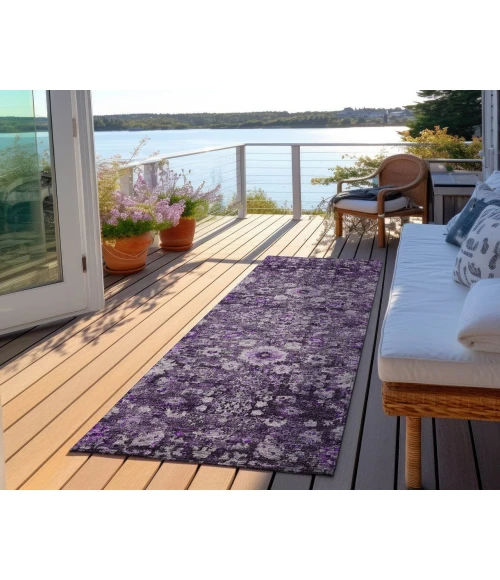Chantille ACN651 Purple 2'3" x 7'6" Rug