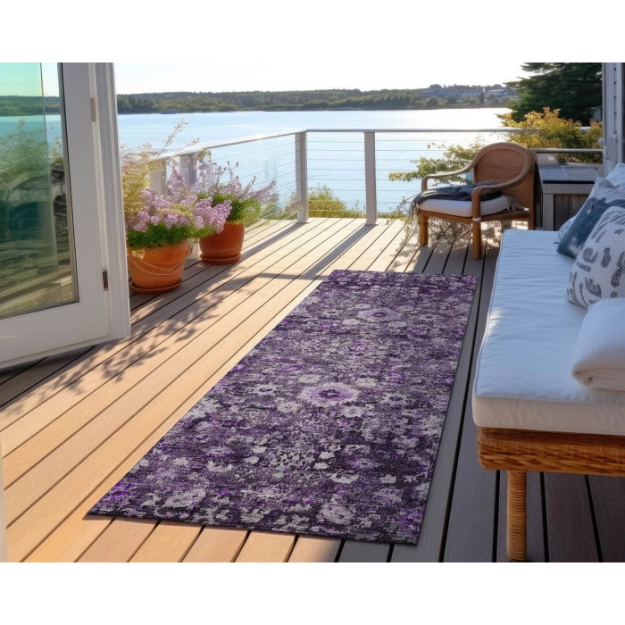 Chantille ACN651 Purple 2'3" x 7'6" Rug