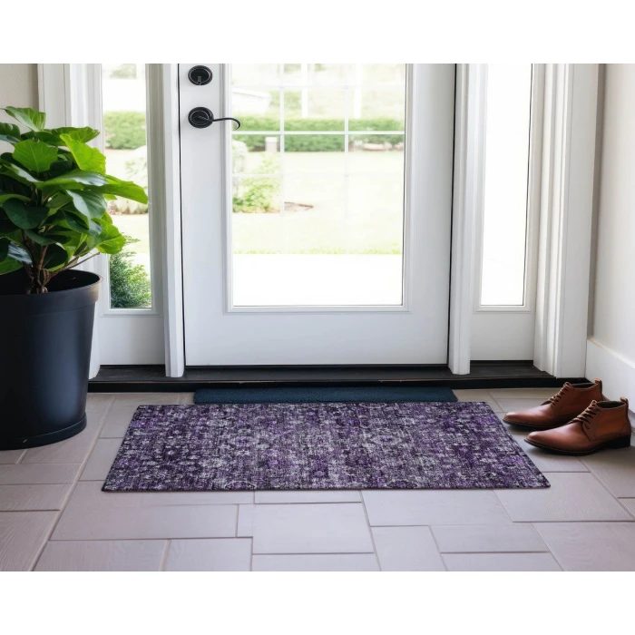 Chantille ACN651 Purple 1'8" x 2'6" Rug