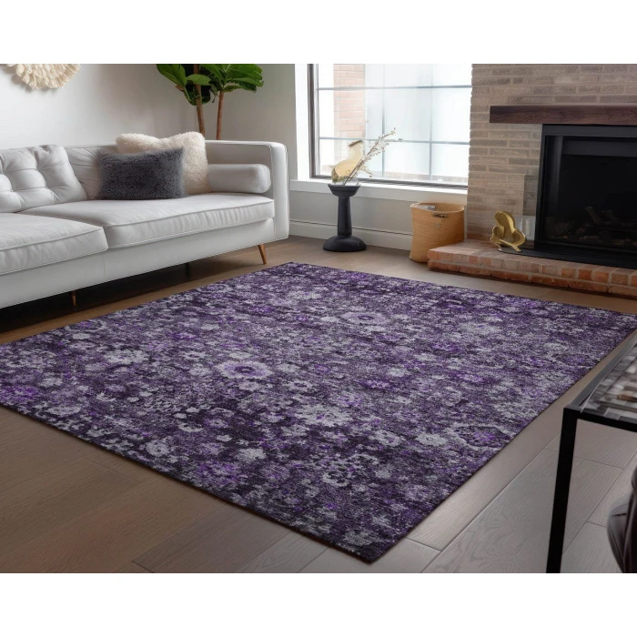 Chantille ACN651 Purple 3' x 5' Rug