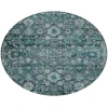 Addison Chantille ACN651 Teal 8 ft. x 8 ft. Round Rug