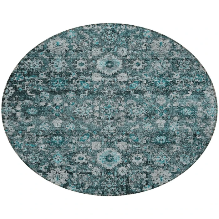 Chantille ACN651 Teal 8' x 8' Rug