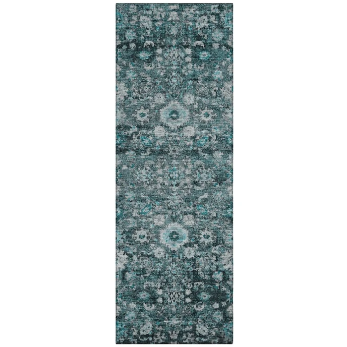 Chantille ACN651 Teal 2'3" x 7'6" Rug