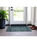 Chantille ACN651 Teal 1'8" x 2'6" Rug