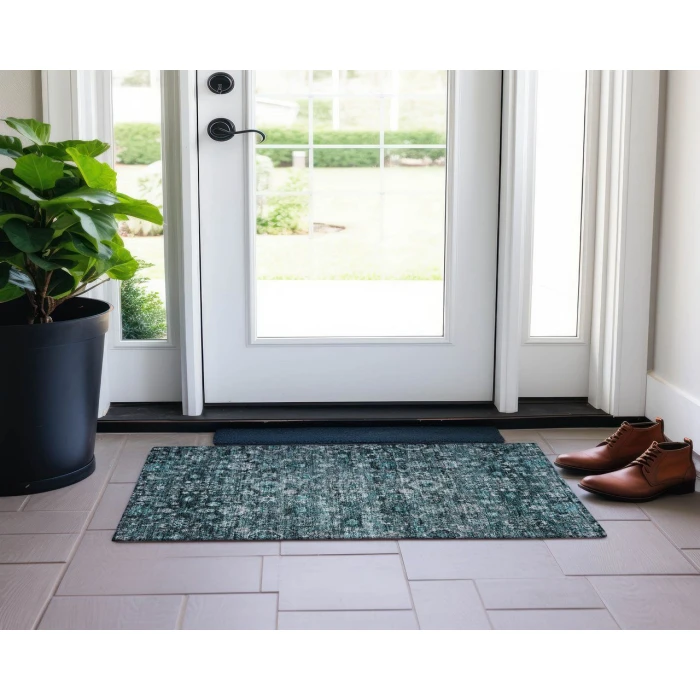 Chantille ACN651 Teal 1'8" x 2'6" Rug