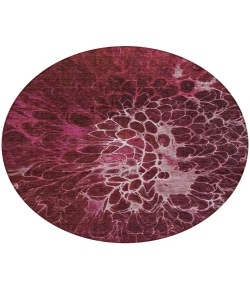Addison Chantille ACN652 Merlot 8 ft. x 8 ft. Round Rug