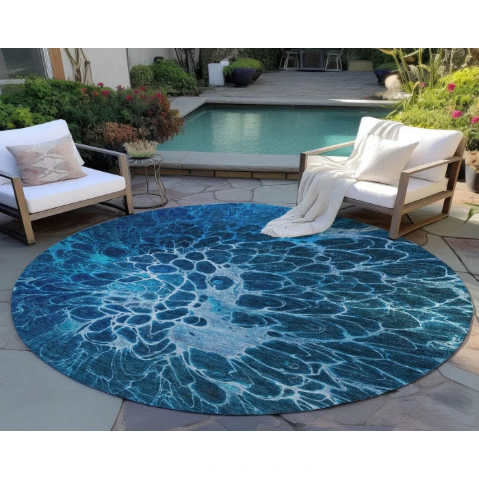 Chantille ACN652 Navy 8' x 8' Rug