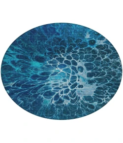 Addison Chantille ACN652 Navy 8 ft. x 8 ft. Round Rug