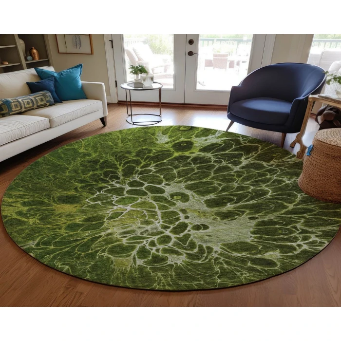Chantille ACN652 Olive 8' x 8' Rug