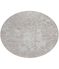 Addison Chantille ACN653 Taupe 8 ft. x 8 ft. Round Rug