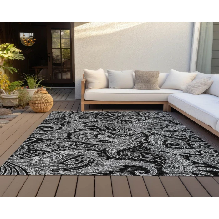 Chantille ACN654 Black 9' x 12' Rug