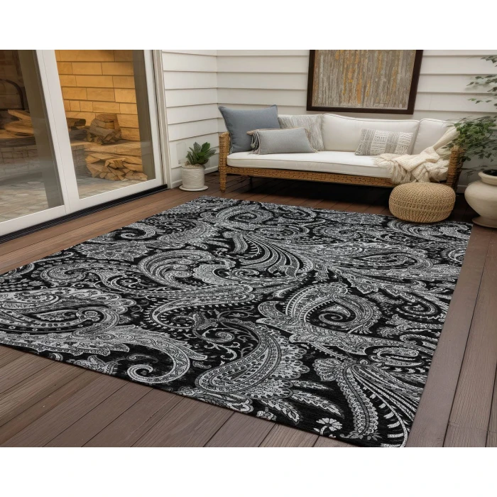 Chantille ACN654 Black 9' x 12' Rug
